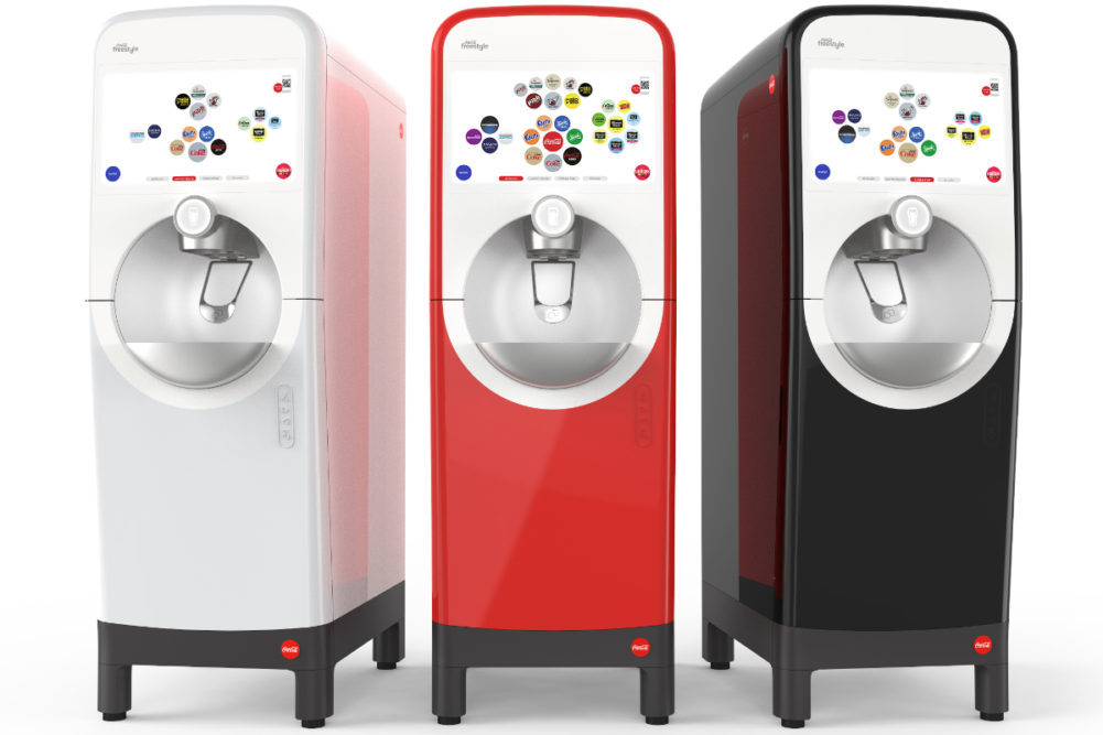 Coca-Cola Freestyle machine with Bluetooth