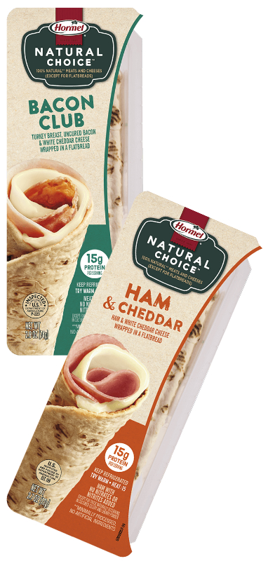 Hormel Natural Choice snack wraps