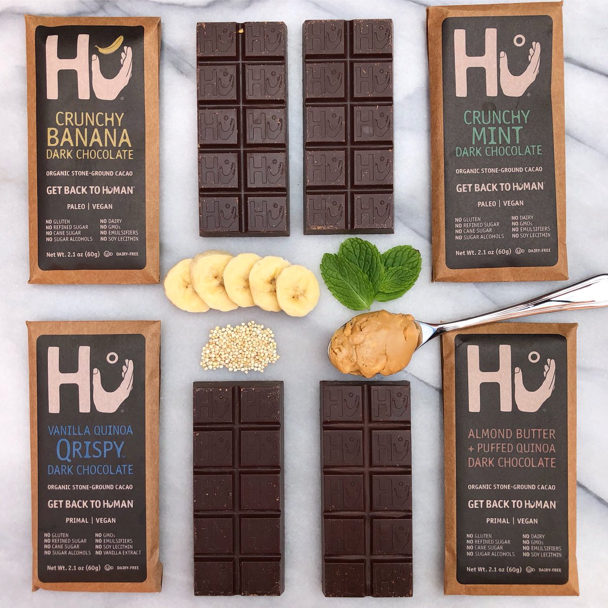 Hu Chocolate bar ingredients