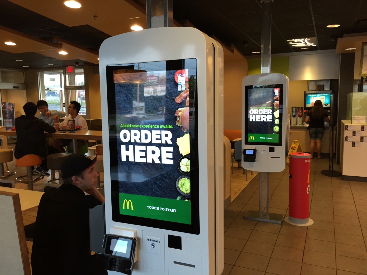 McDonald's ordering kiosk