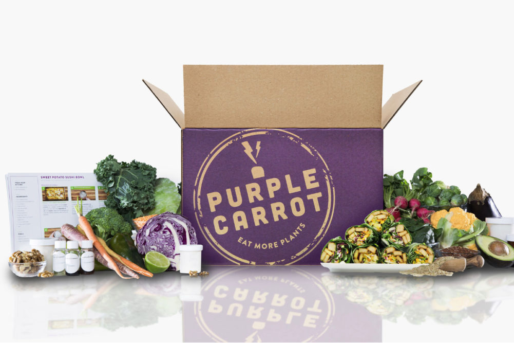 Purple Carrot meal kit box