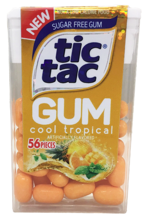 Tic Tac Gum Cool Tropical