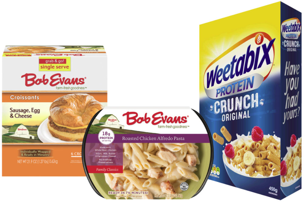 Weetabix and Bob Evans Farms products, Post Holdings