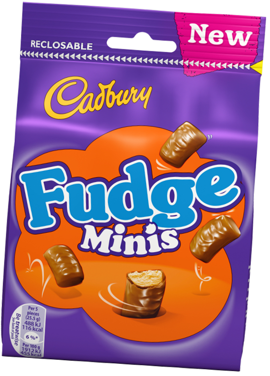 Cadbury Fudge Minis, Mondelez
