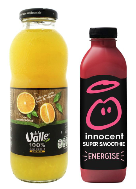 Jugos del Valle and Innocent Drinks, Coca-Cola products