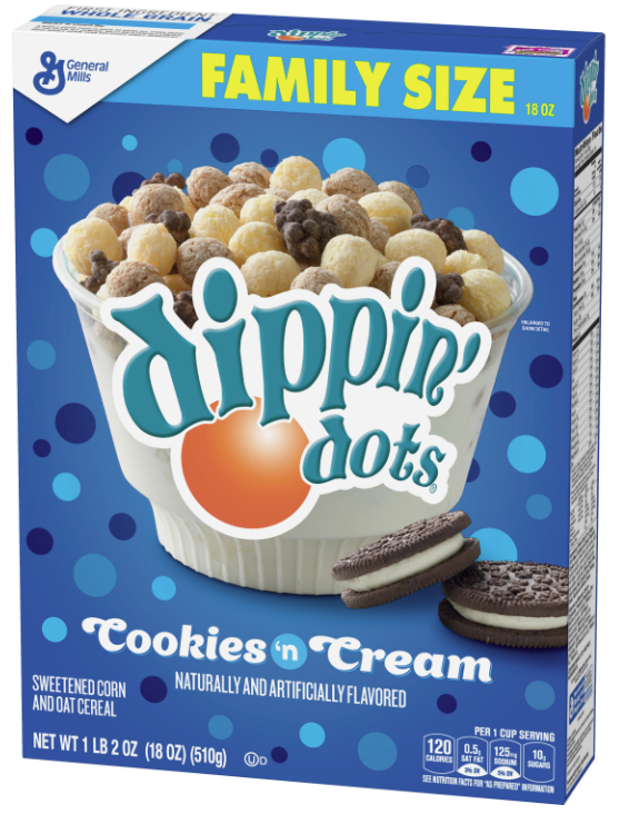 Dippin' Dots cereal, General Mills