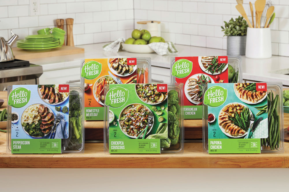 HelloFresh retail meal kits