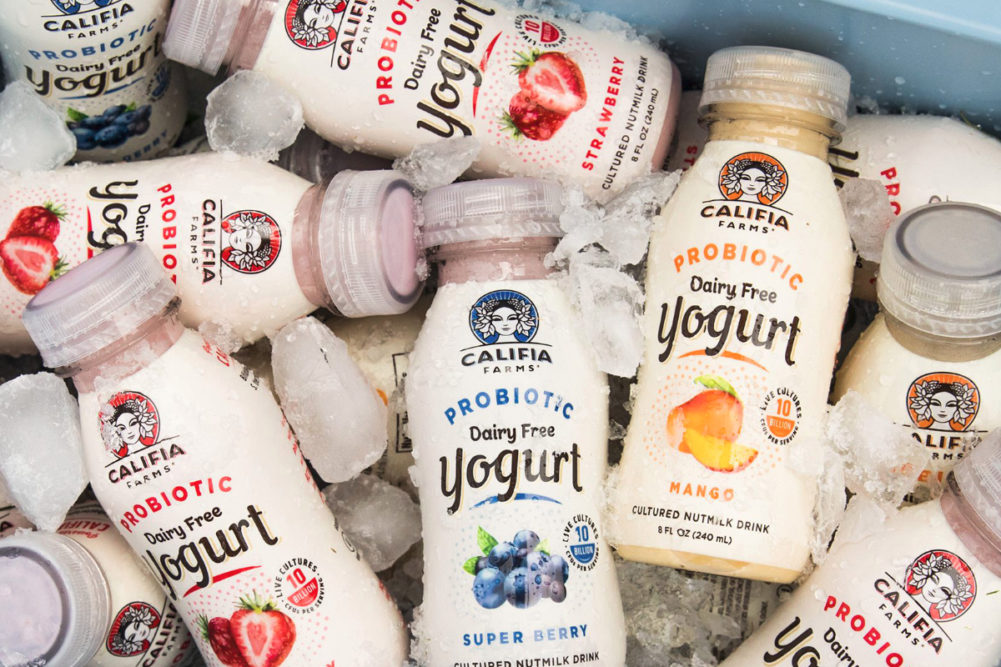 Califia Farms probiotic dairy-free yogurt drinks