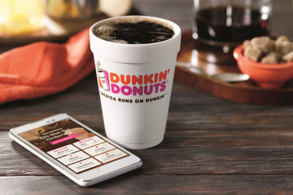 Dunkin' Donuts mobile app