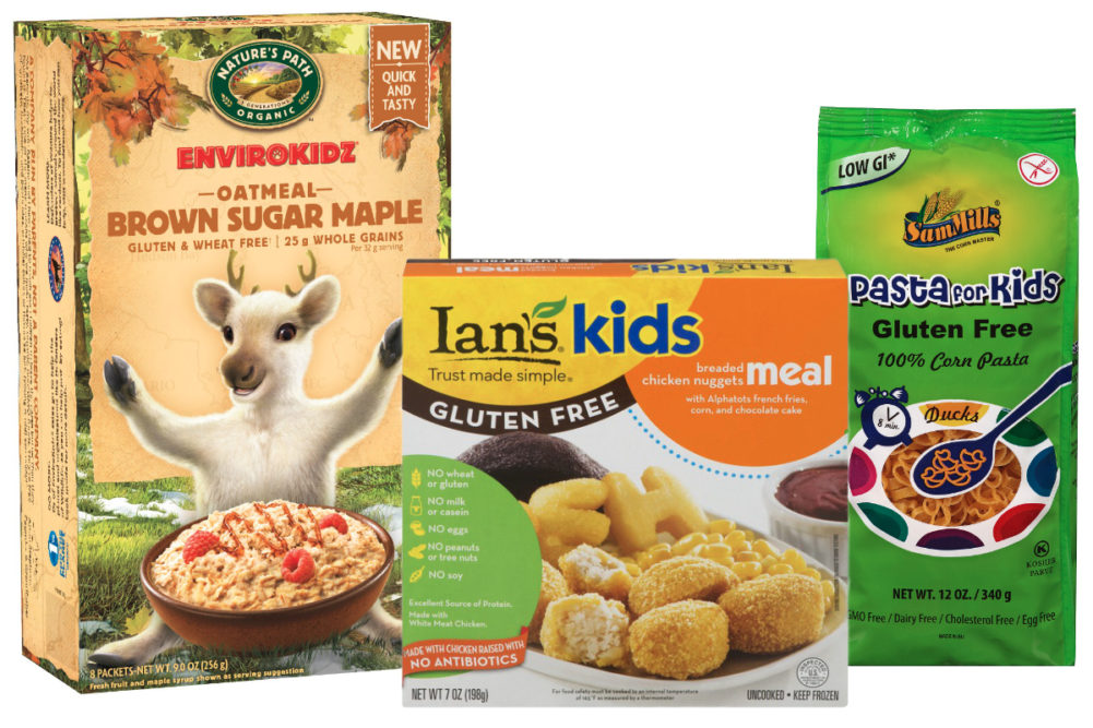 Gluten-free products for children