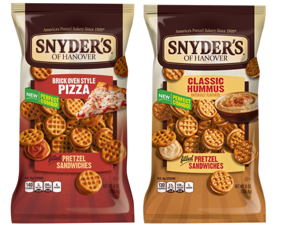 Snyder's of Hanover filled pretzel sandwiches
