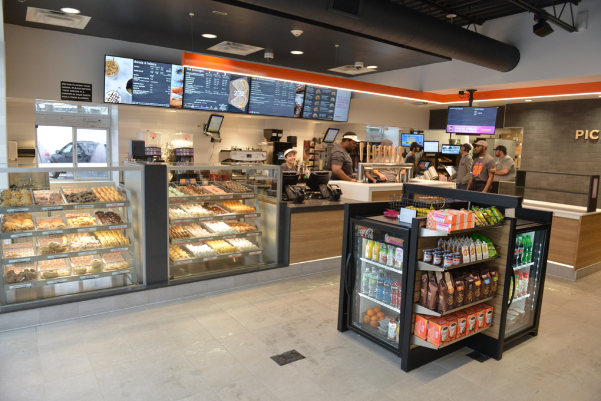 Dunkin' Donuts next generation store interior