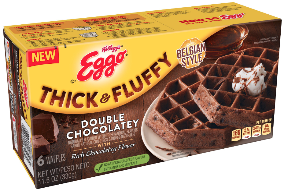 Eggo Thick & Fluffy waffles, Kellogg
