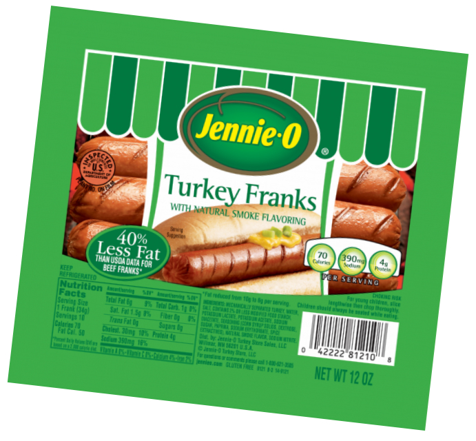 Jennie-O Turkey franks