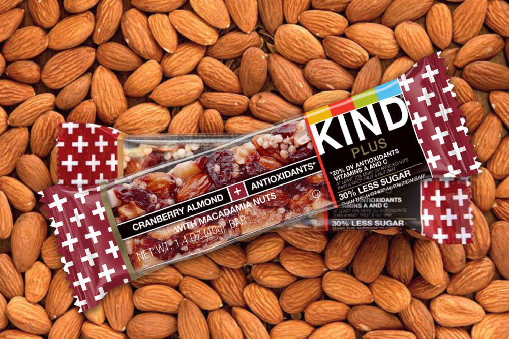 Kind Plus Cranberry Almond + Antioxidants With Macadamia Nuts bars