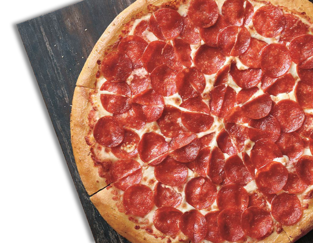 Pizza Hut pepperoni pizza