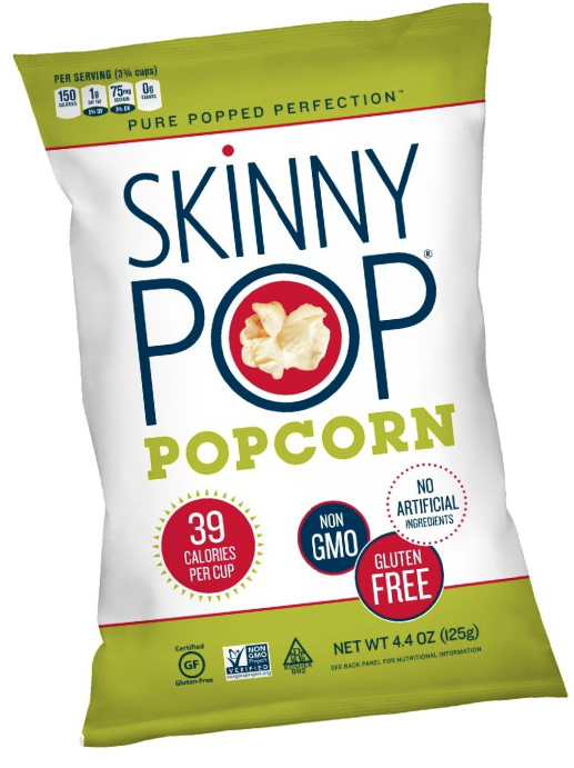Skinnypop popcorn, Hershey