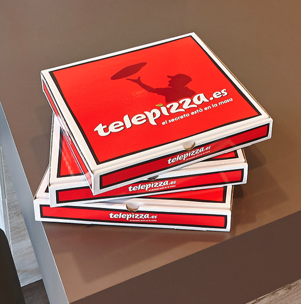 Telepizza boxes