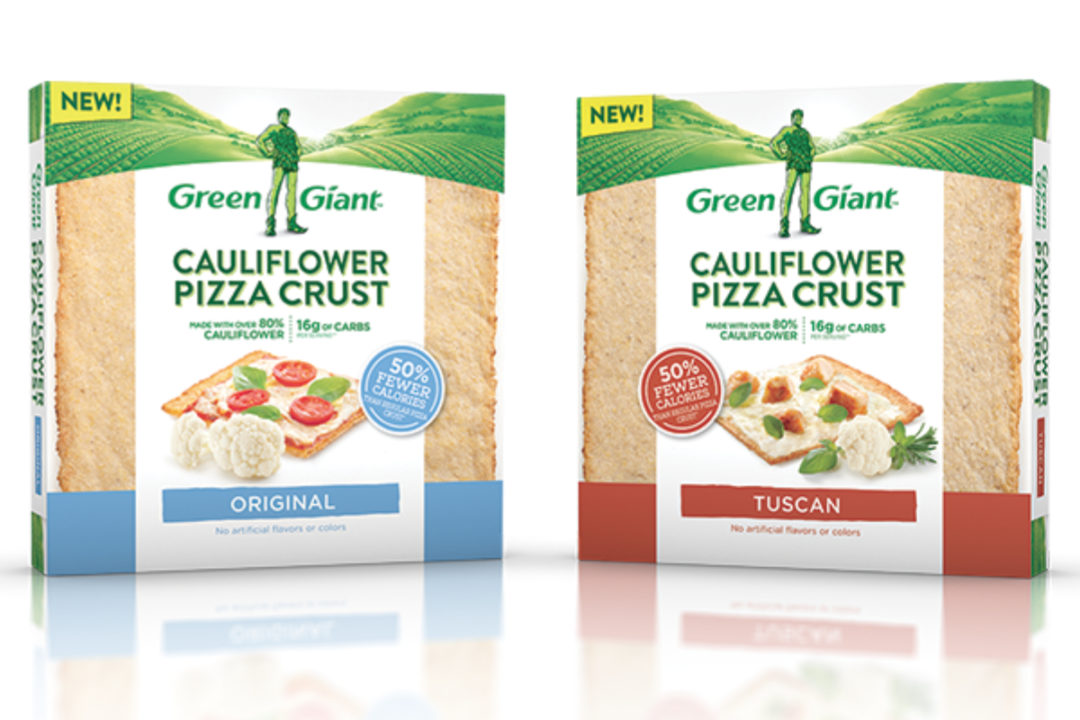 Green Giant cauliflower pizza crust, B&G Foods