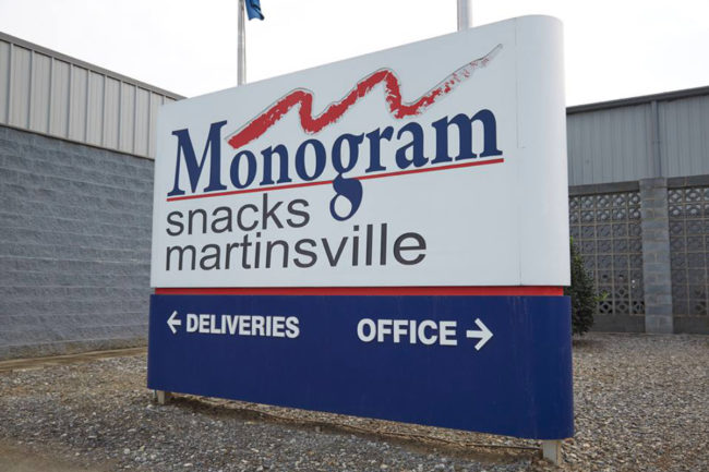Monogram Snacks facility in Martinsville, Va.