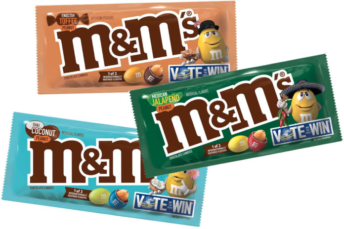 Crunchy Mint M&M's Win Flavor Vote Contest