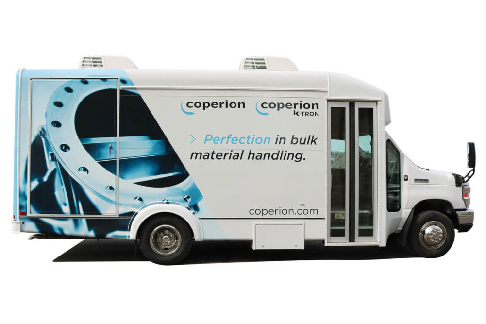 Coperion's Traveling Equipment Display (TED)